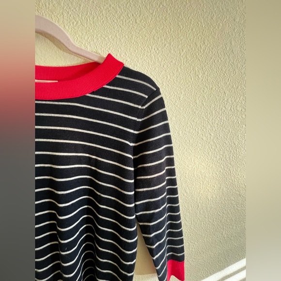 Club Monaco Striped Cropped Sweater - Picture 9 of 11